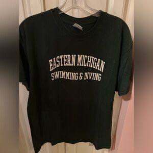 Eastern Michigan Swimming & Diving green  T-Shirt